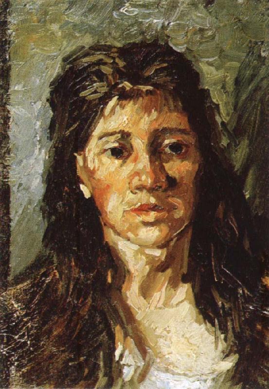 Vincent Van Gogh Study of Portrait of woman France oil painting art
